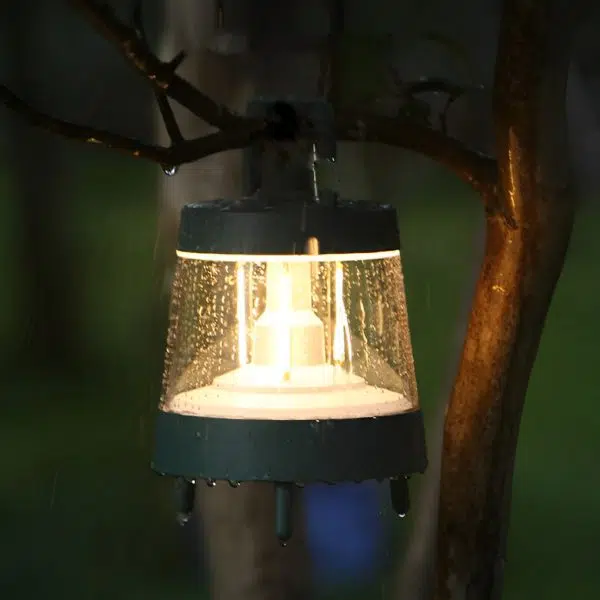 Waterproof USB 5V Rechargeable LED Dimmable Green Modern Camping Lights - Image 4