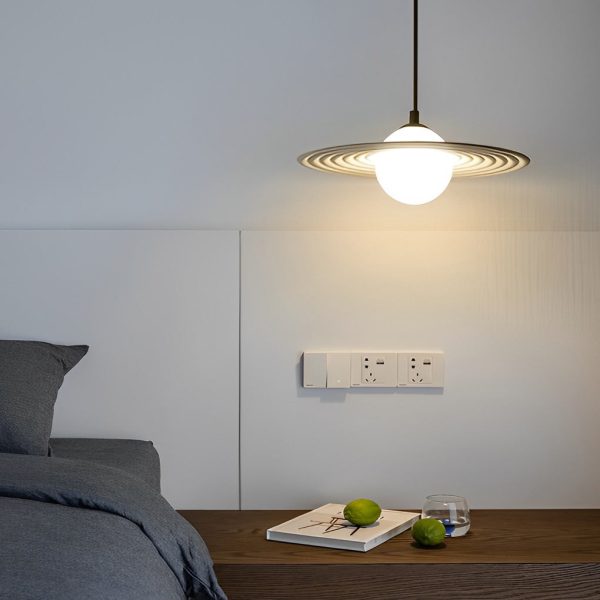 Round Creative Design LED Modern Chandelier Kitchen Pendant Lighting - Image 2