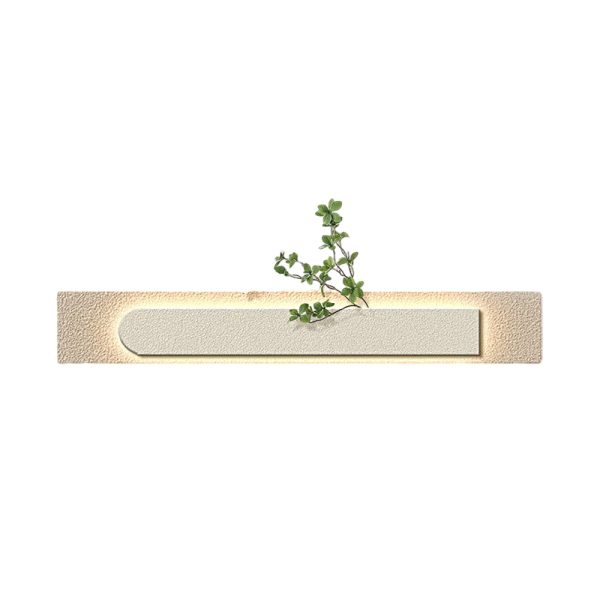 Rectangular Three-Dimensional Sandstone USB Remote LED Wall Lamp Painting - Image 16