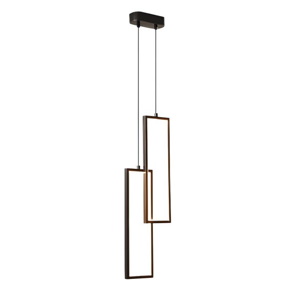 Mini Rectangular Three Step Dimming LED Minimalist Small Pendant Light - Image 9