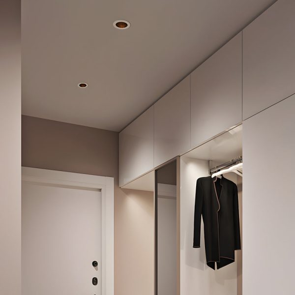 Round Honeycomb Nest Anti Glare White LED Recessed Downlight - Image 4