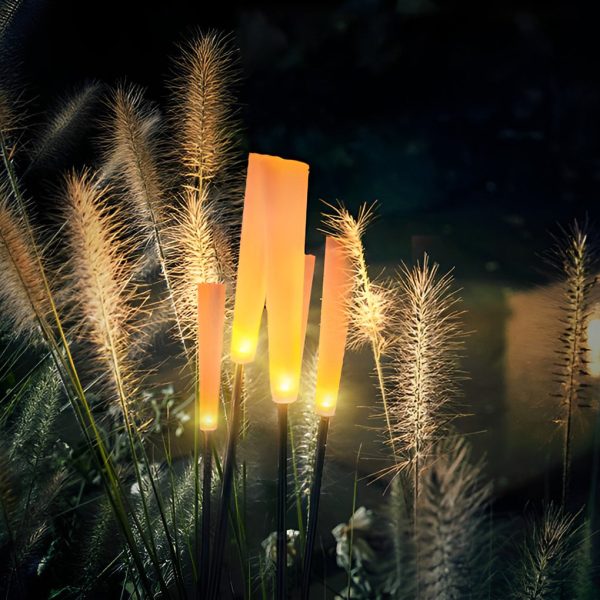 10pcs Reeds Acrylic Frosted Stick Waterproof Outdoor Lights Lawn Lamp - Image 3