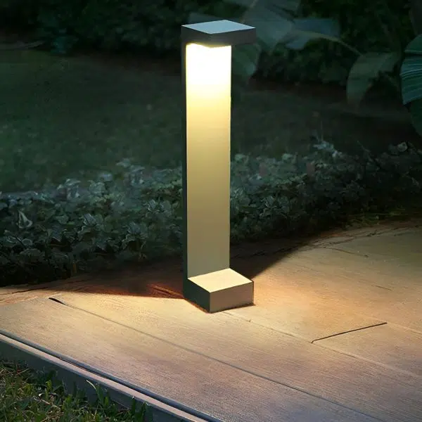 I-Shaped Waterproof Aluminum LED Black Modern Outdoor Pathway Lights - Image 2