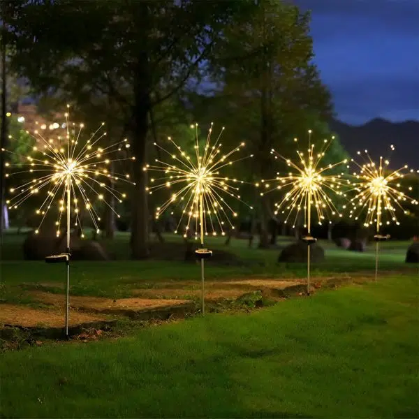 Stellar Burst Solar LED Lights 200 Dazzling LEDs for Enchanting Outdoor Ambiance