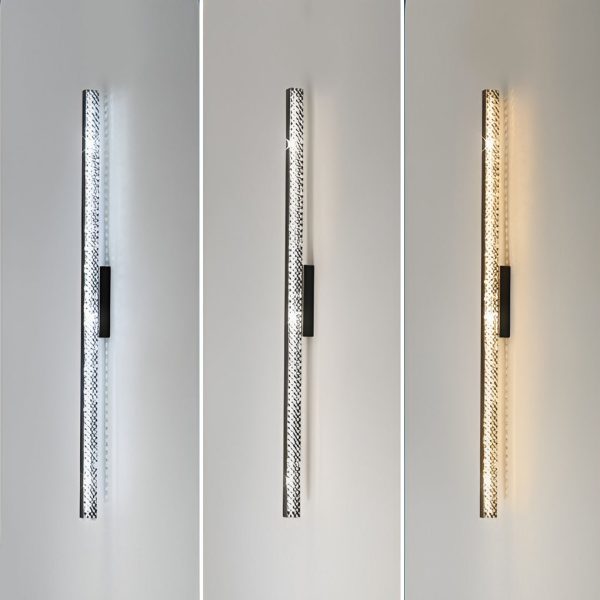 41-Inch Long Linear Acrylic Brilliant Sword LED Wall Sconce - Image 6