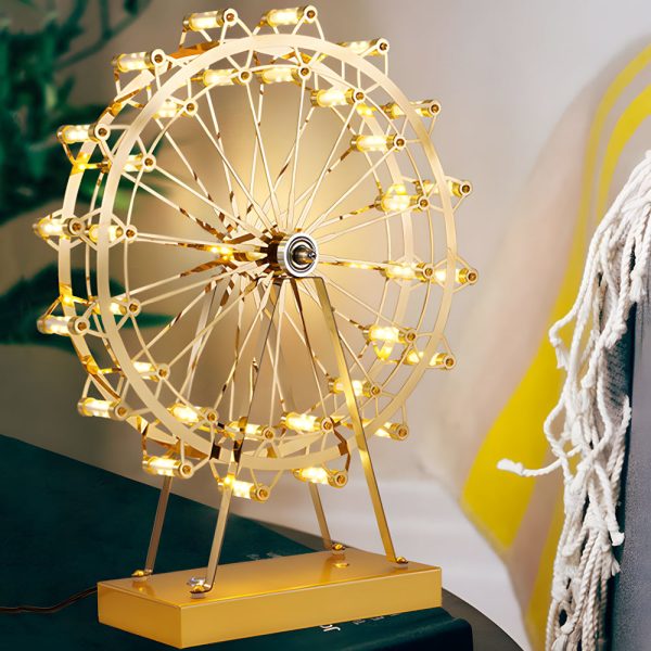 Vintage Ferris Wheel Table Lamp with Integrated LED - Image 4