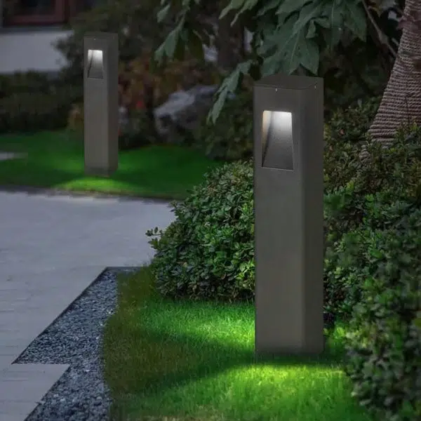 Modern LED Aluminum Pathway Lights with Front Slide Durable Outdoor Illumination - Image 2