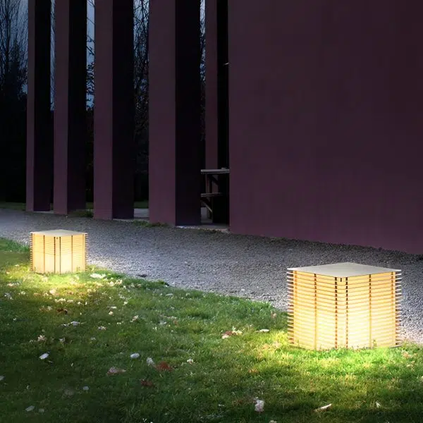 Square Grids Waterproof IP65 LED Black Modern Outdoor Lights Lawn Lamp - Image 4