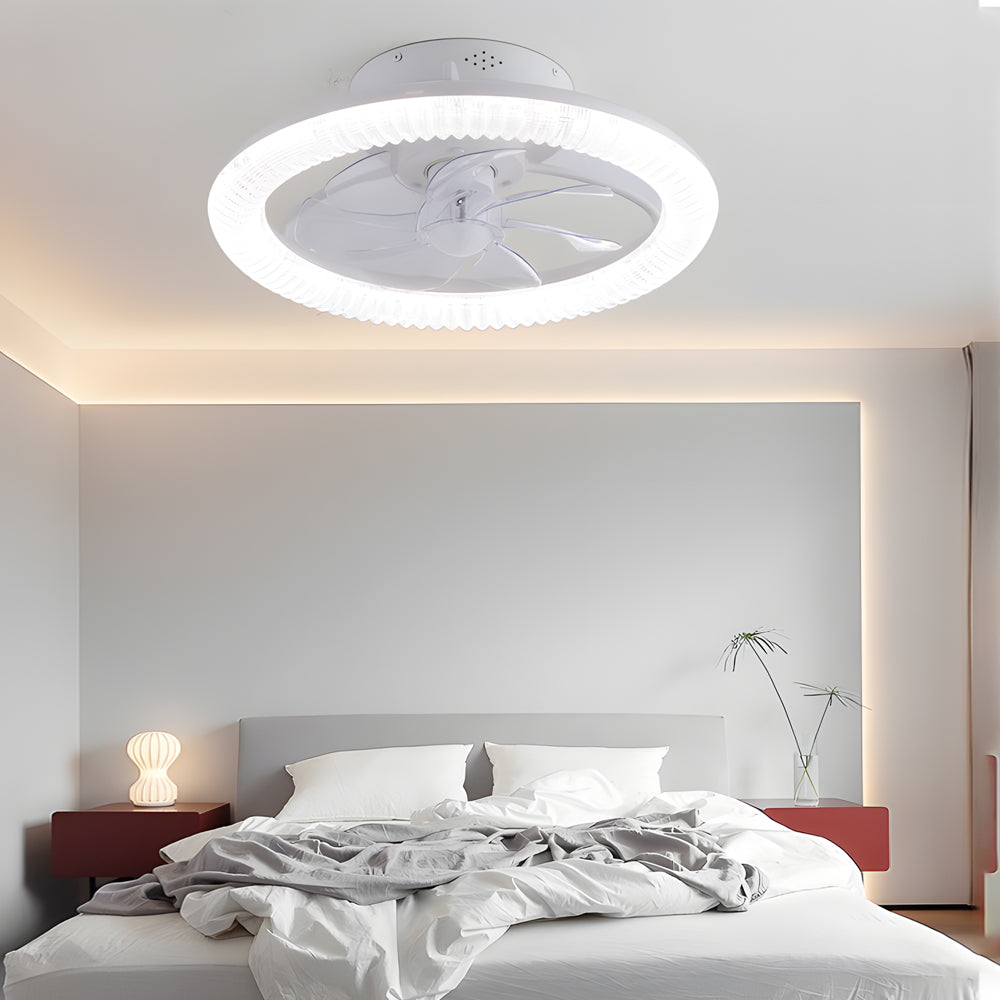 4-b06d361c-539b-48c7-b469-ba72ca5de323.jpg Round Dimmable with Remote Control RGB White Modern Ceiling Fan and Light - Image 1