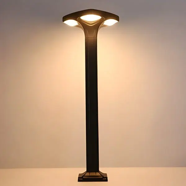 4-Light Square Waterproof LED Outdoor Path Lights - Solar & Hardwired Options - Image 7