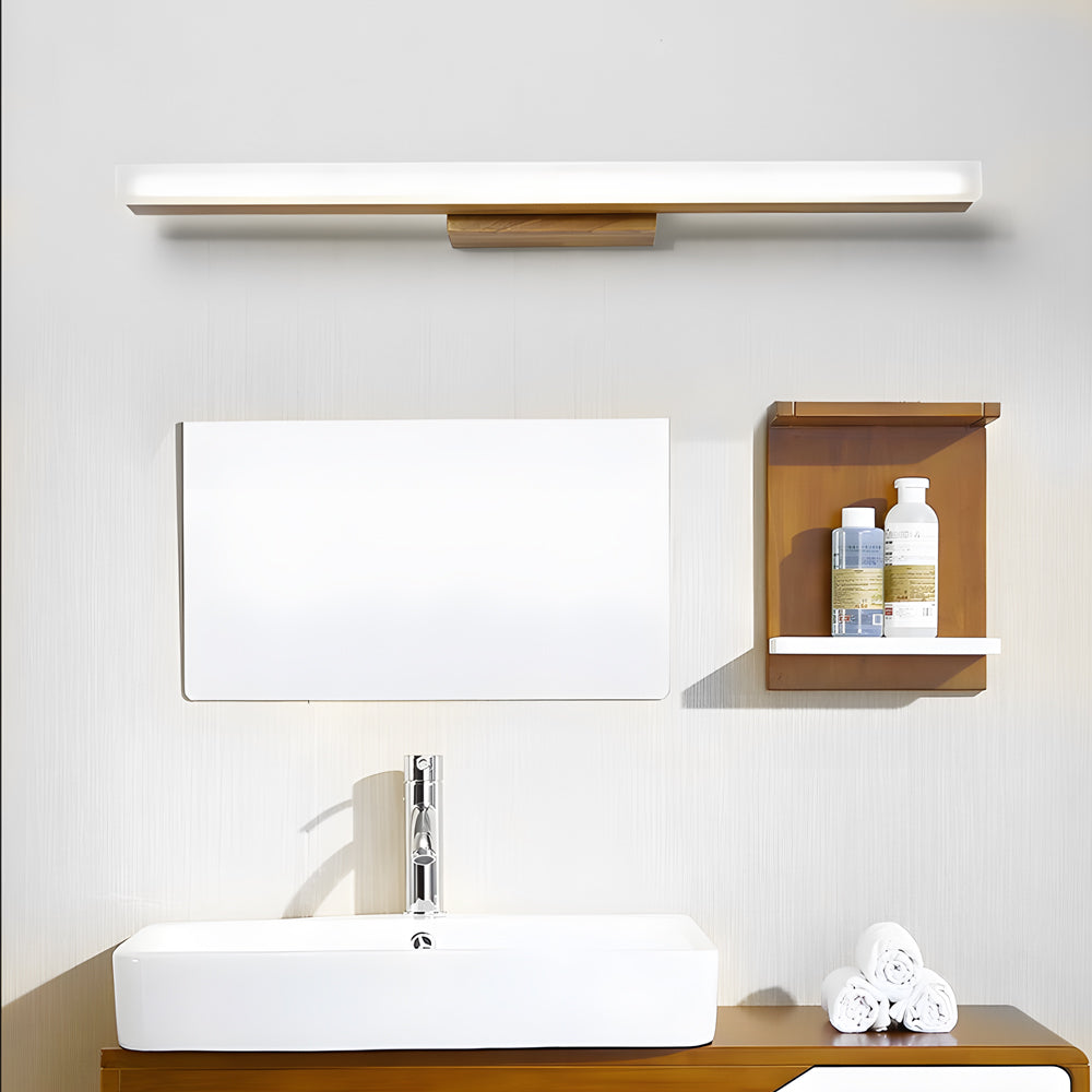 4-b1a8a6e8-3b1f-4bd0-aade-9ab37b880985.jpg Modern Wooden LED Vanity Light Rectangular Wall-Mount Bathroom Lighting - Image 2
