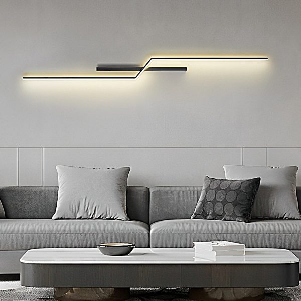 Lines Creative LED Modern Minimalist Wall Lamp Decorative Wall Sconces Lighting - Image 2