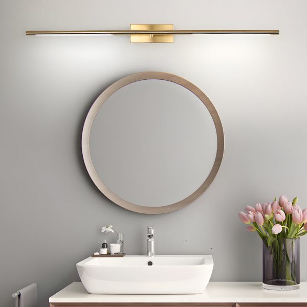 Modern Gold LED Bathroom Vanity Light  ?23.6" & 39.4", Warm & White Light for Stylish Illumination - Image 2