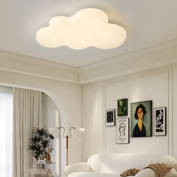 Cute Cartoon Clouds 3 Step Dimming Milky White Modern LED Ceiling Lights - Image 3