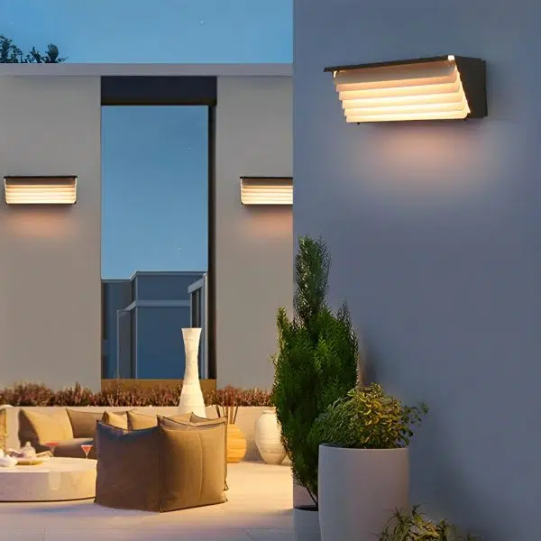 Creative Waterproof LED Modern Outdoor Wall Lamp Wall Sconce Lighting - Image 3