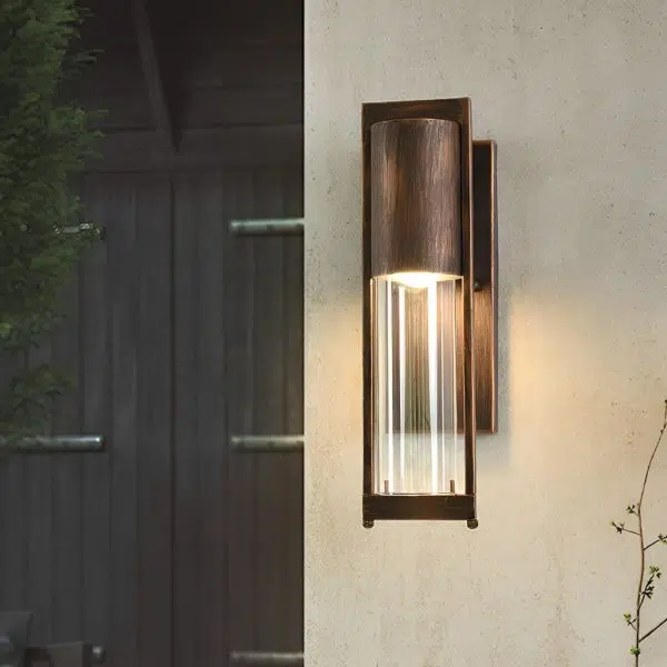 Antique Waterproof Glass Modern Outdoor Wall Sconce Lighting Wall Lamp - Image 3