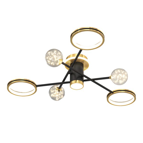 Starry Flowers Three Step Dimming Modern Ceiling Lights Fixture Hanging Lamp - Image 11