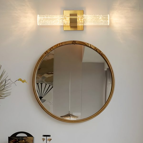 Long Strip Bubbles Crystal Shade LED up down Lighting Modern Wall Lamp - Image 3