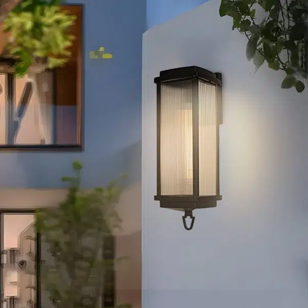 1 Head 19.7-inch Outdoor Wall Lantern Sconce - Image 2