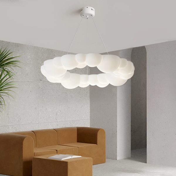 Creative Bubble Clouds Shaped Stepless Dimming LED Nordic Ceiling Light - Image 3