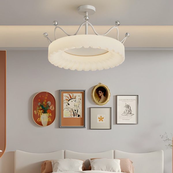 Creative Crowns Three Step Dimming LED Luxury Modern Ceiling Lights Fixture - Image 2