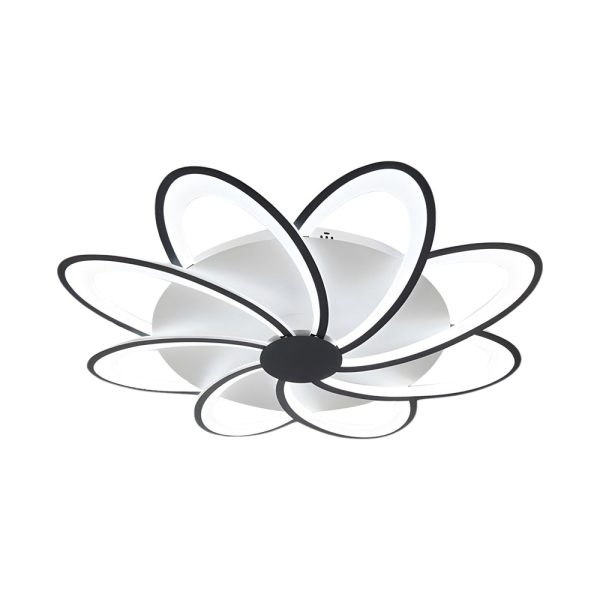 Modern Petal Flush Mount Light - Acrylic LED Flower Shape Ceiling Lamp - Image 14