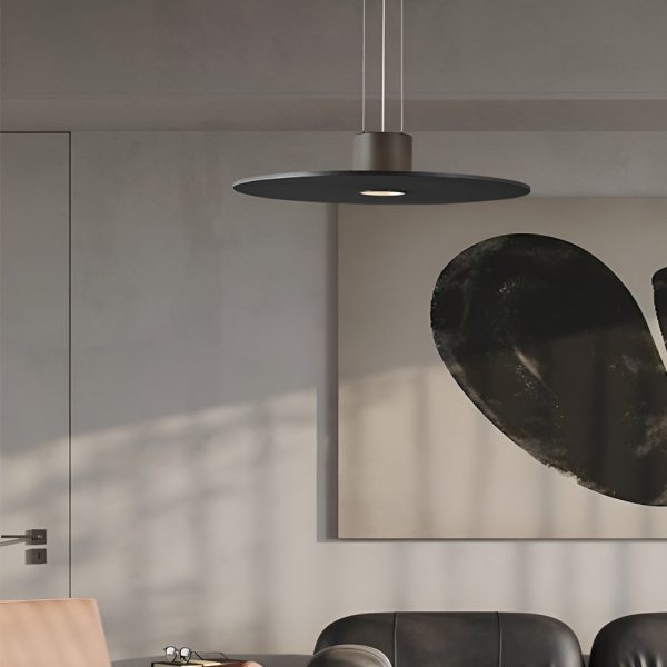 Round Plate Shaped LED Modern Pendant Light Hanging Lamp Island Lights - Image 6