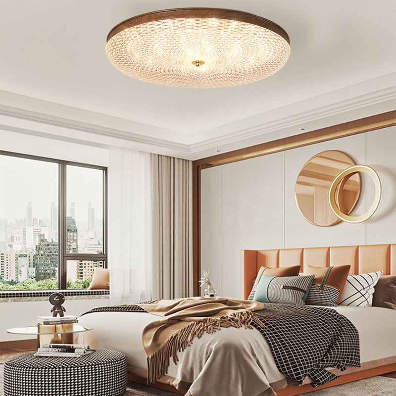 4-fa25902a-0174-47f6-a725-e19bf89dea86.jpg Round Acrylic LED Dimmable with Remote Control Retro Ceiling Lights Fixture - Image 1