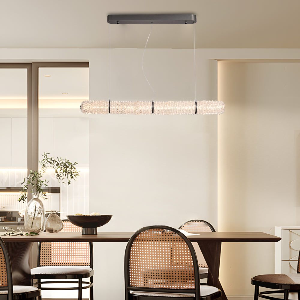 4-fbc96062-e1c6-4824-8c09-8f502c7120bb.jpg LED Crystal Linear Suspension Lamp Long Island Lighting - Image 1