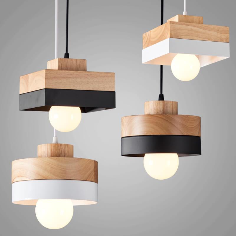 4322381500-647323410-114f2e5f-d5ce-4f9e-9a64-2c973c36cc2f.jpg Nordic Round/Square 1-Light Pendant Light - Image 1