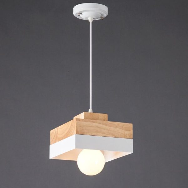 Nordic Round/Square 1-Light Pendant Light - Image 15
