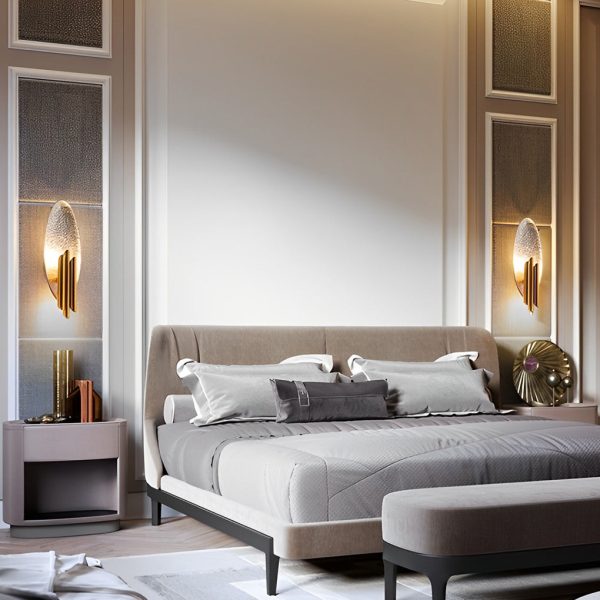 Oval Iron Electroplating Minimalist Creative Postmodern Wall Lights Indoor - Image 4