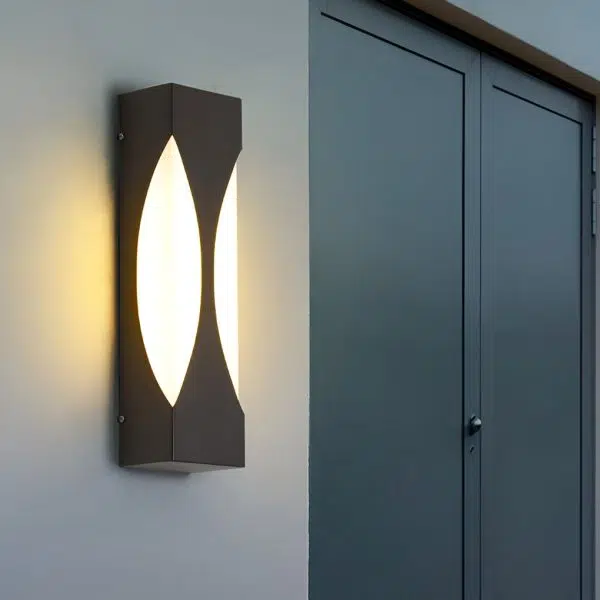 Creative Rectangular Waterproof LED Black Modern Outdoor Wall Sconce Lighting - Image 6