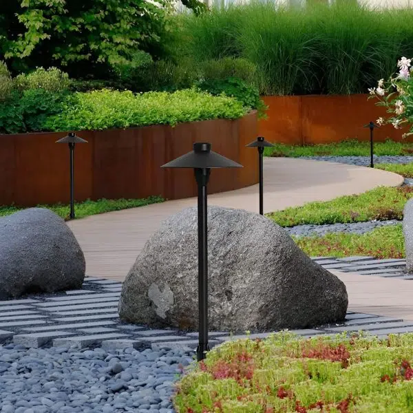 Mushroom Shaped Waterproof 7W LED Black Modern Outdoor Path Lights - Image 5