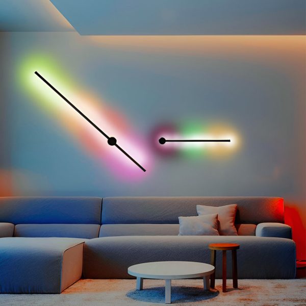 Remote Control RGB Long Strip LED Wall Lamp Sconces Wall Lights - Image 4