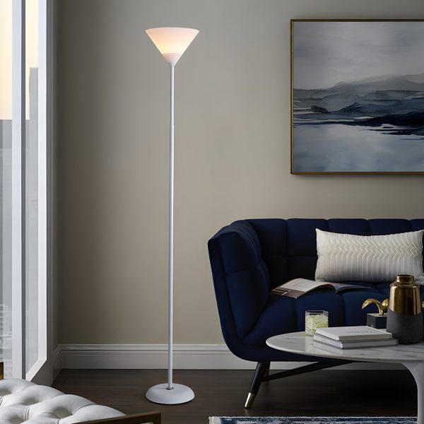 67 inch Modern Torchiere Uplight Floor Lamp with Adjustable Sidelight - Image 3
