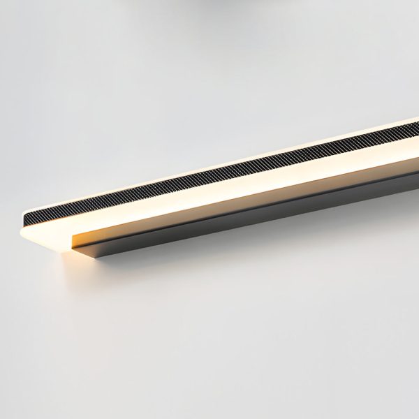 Matte Black Dimmable Linear LED Bathroom Vanity Light with Modern Acrylic - Image 4