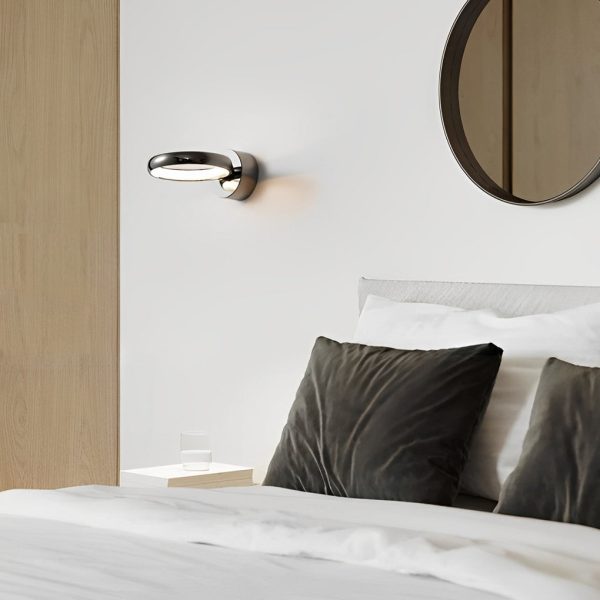 Circular Minimalist Aluminum LED Nordic Decorative Wall Sconces Wall Lamp - Image 6
