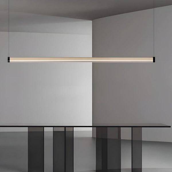 1-Light Glass Linear LED Island Pendant Light - Image 4