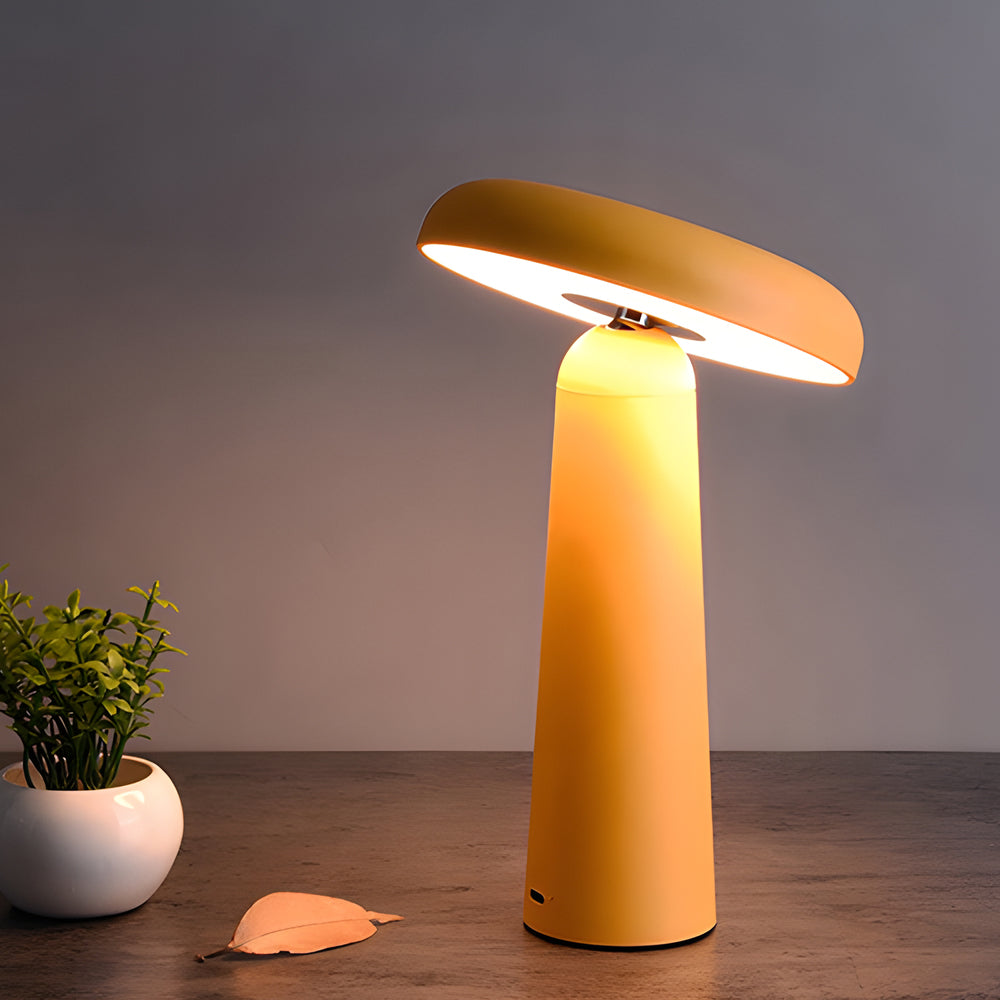 5-29f866fc-423d-44a6-9456-d4ba44d73533.jpg Tiltable Mushroom Touch Dimmable USB Rechargeable Table Lamp - Image 1