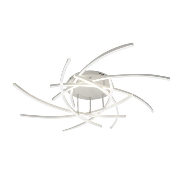 Personality Lines LED Dimmable with Remote Control Modern Ceiling Light Fixture - Image 14