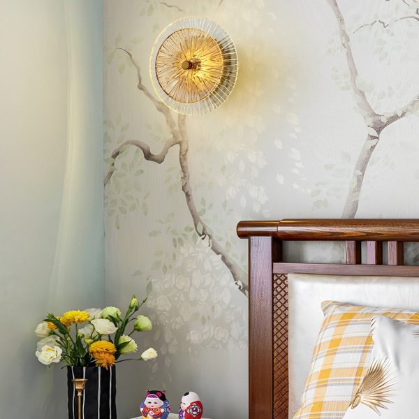 Creative Round Glass Luxury LED Personality Post-Modern Wall Light Fixture - Image 3