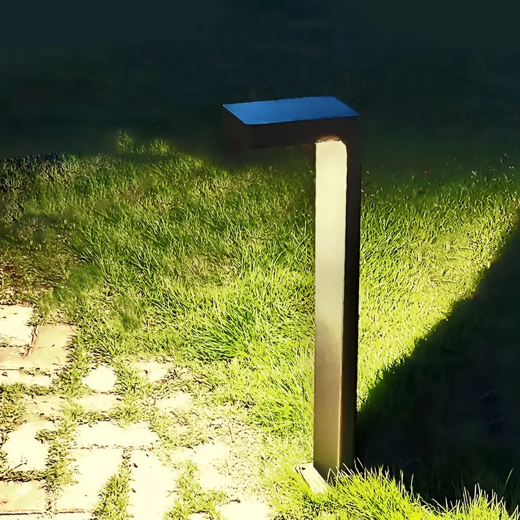 5-3e947560-5d1f-44bc-8f97-e1f216ccdbac.jpg Sleek Solar Pathway Lights with Dusk-to-Dawn Sensor Modern LED Outdoor Landscape Lighting - Image 1