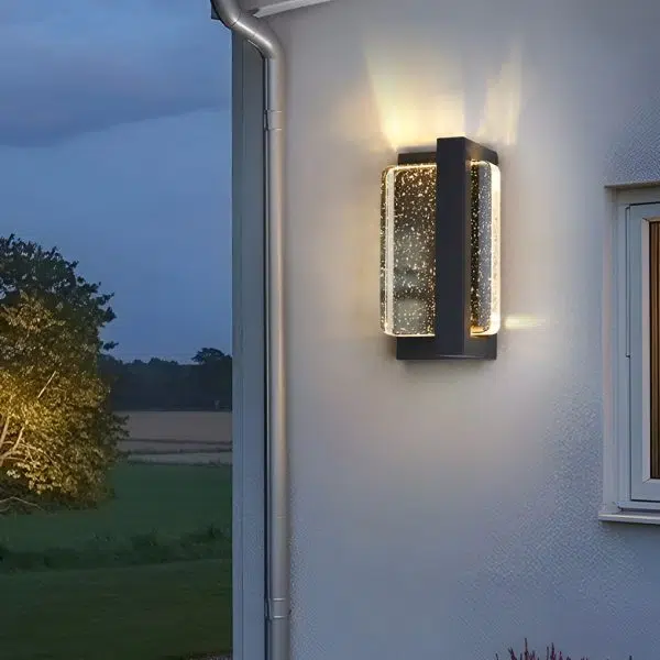 Creative Crystal Waterproof Modern Outdoor Wall Lamp Wall Sconce Lighting - Image 6