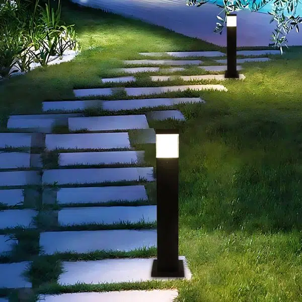 Minimalist Square LED Outdoor Light Modern Lawn Lamp for Elegant Home Exterior - Image 5