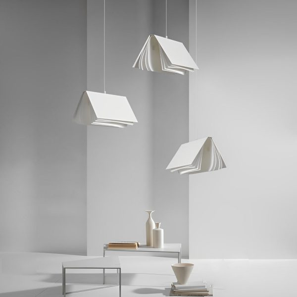 Creative Folder Book Iron Decor Modern Small Chandelier Pendant Lights - Image 7