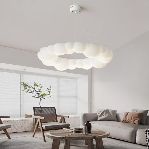 Creative Bubble Clouds Shaped Stepless Dimming LED Nordic Ceiling Light - Image 2