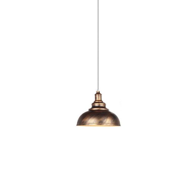 Industrial Simple Dome Round Pot Lid Iron 1-Light Pendant Light - Image 18