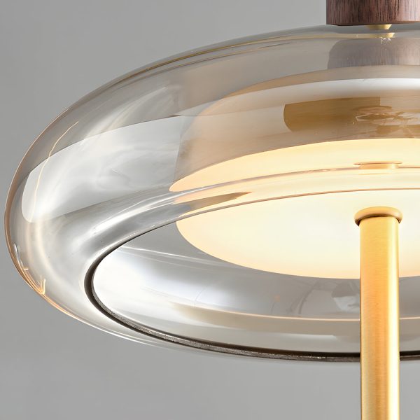 Minimalist Luxury Glass Wood Brass 3 Step Dimming Nordic Pendant Lights - Image 4