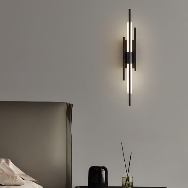 Long Strips Grille Iron Acrylic Simple Modern LED Wall Light Fixture - Image 2